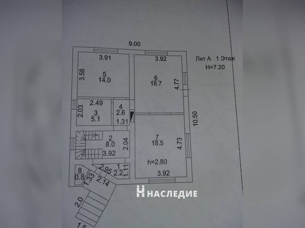 Кирпичный 3-этажный дом 197 м2 на участке 6.1 сот. Ростовский выезд, ул. Дальняя - фото 10