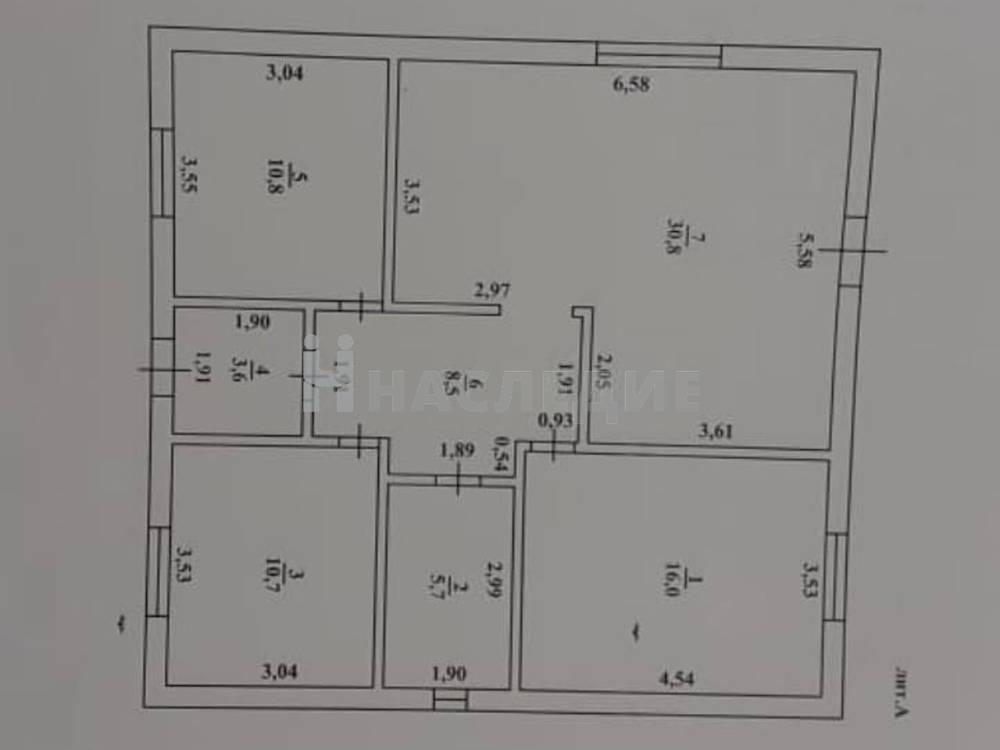 Газоблок/кирпич 1-этажный дом 90 м2 на участке 6 сот. Ж/д вокзал, пер. Путиловский - фото 8